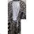 Cardigan schwache lange Ärmel Damen (uni sl) ITALIENISCHE Mode IM918417
