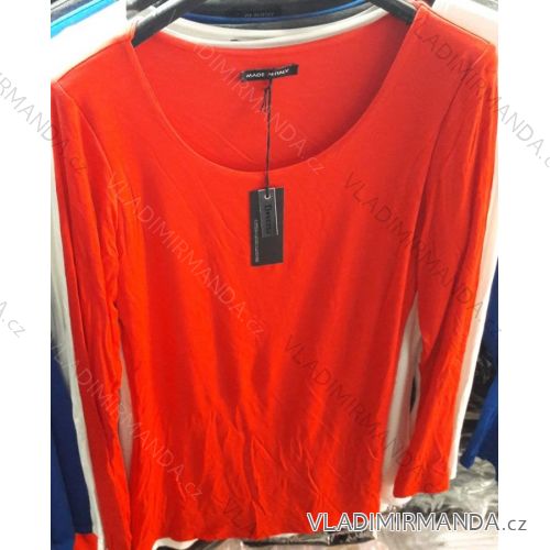 Tunika Langarm T-Shirt Damen (uni sl) ITALIENISCHE Mode IM918421
