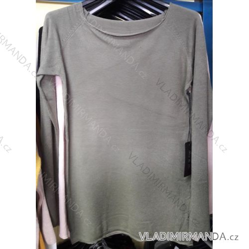 T-Shirt, lange Ärmel, lange Ärmel (uni sl) ITALIENISCHE Mode IM818304
