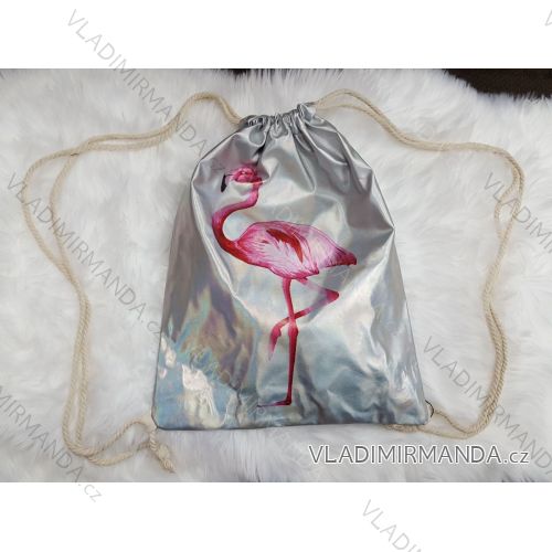 Rucksack Damen, Damen Flamingo (uni) ITALIENISCHE Mode A-217-VAK