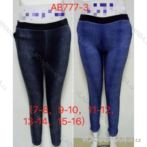 Leggings mit niedrigem Revers und langem Baby (7 / 8-15 / 16 Jahre) AB777-3E