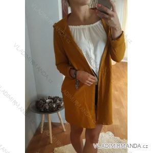 Strickjacke schwache lange Ärmel mit Kapuze (uni sl) ITALIAN Fashion IM918446
