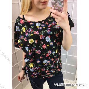 T-Shirt langärmlige Damen (uni sl) ITALIENISCHE Art und Weise IM818114
