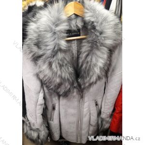 Mantel / Jacke Schleifmittel Kunstleder Damen (s-2xl) DDSTYLE ITALIAN Fashion IM918RFW5408 / B
