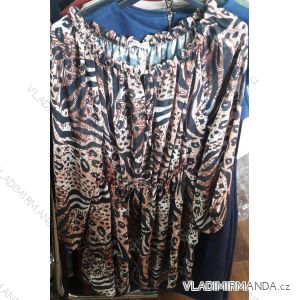 Sommerkleid mit Leopardenmuster (uni SL) ITALIAN Fashion IM918852
