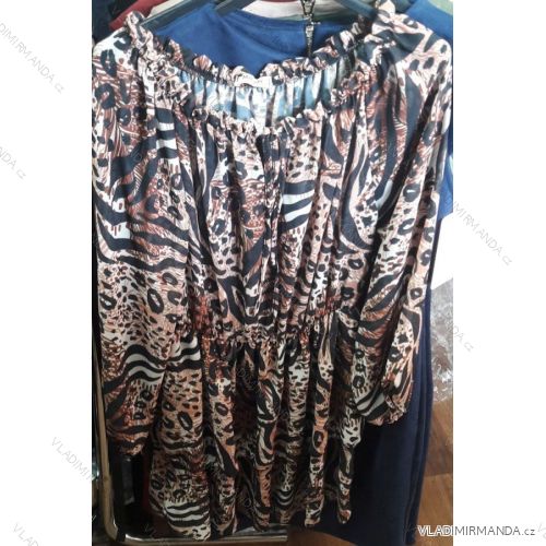 Sommerkleid mit Leopardenmuster (uni SL) ITALIAN Fashion IM918852

