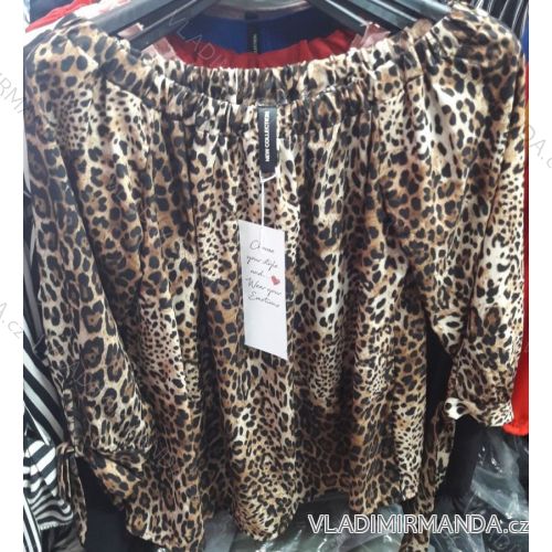 Tunika Langarm T-Shirt Damen (uni sl) ITALIENISCHE Mode IM91857