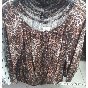 Tunika 3/4 langarm leopard damen (uni sl) ITALIENISCHE MODA IM718265