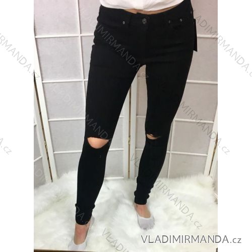 Damen Skinny Pants (34-42 / schwarz) MISS ANNA IM918E04
