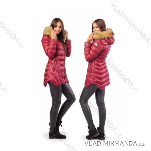 Wintermantel mit Fellspitze gesteppt MFASHION MF18M-18