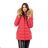 Wintermantel mit Pelzspitze gesteppt (sml-xl) MFASHION MF18M-01A