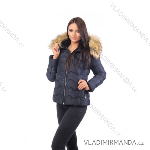 Winterjacke mit Fell gesteppt Damen (sml-xl) MFASHION MF18M-206A