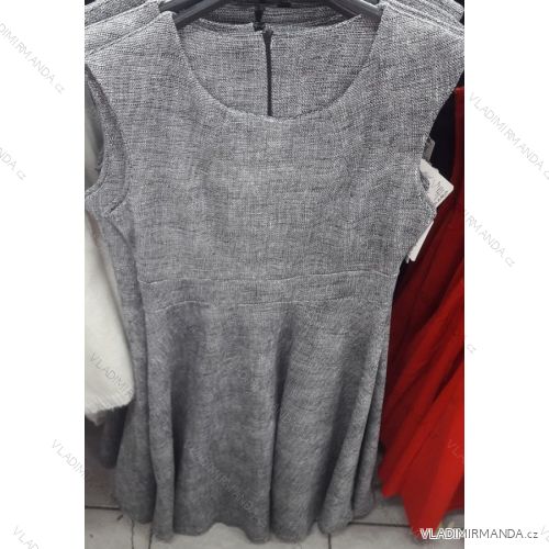 Kleid Kurzarm Damen (uni sl) ITALIENISCHE MODA IM718533
