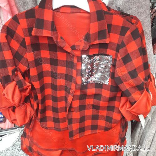 Tunika-Shirts 3/4 Ärmel T-Shirt jugendlich Mädchen (4-14 Jahre) ITALIENISCHE MODA TM218171
