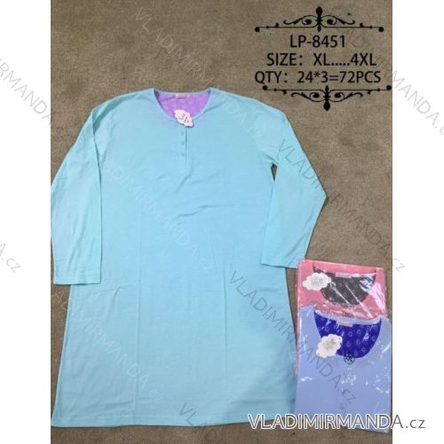 Nachtwäsche Langarm Langarm (XL-4xl) N-FEEL LP-8451