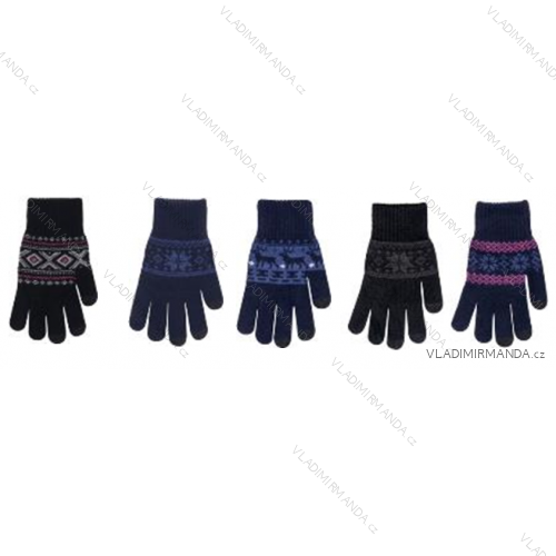 Handschuhe Unisex-Wolle (20-22 cm) YOCLUB POLEN R-207Y