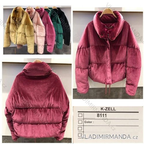 Jacke Winter Bomber Wildleder Damen (sl) KZELL ITALIAN MODA 8111K
