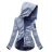 Jacke doppelseitig Frühling dünne Frauen (s-xl) LHD FASHION Q-26
