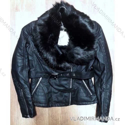 Lederjacke mit Pelzfrauen (s-xxl) DD STYLE MA118K63-1
