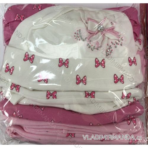 Herbstmütze mit Schnürsenkel Baby Mädchen (1-3 Jahre) POLSKÁ VÝROBA POL118241
