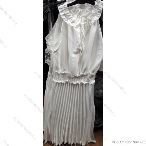 Sommer-Frauenkleid (uni sl) ITALIENISCHE Mode IM918263