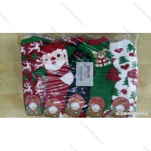 Frauensocken warmes Weihnachtsmotiv (35-41) AURA.VIA NBX2091