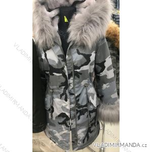 Damenjacke warmen Mantel mit Pelzmantel mhm Mode (xs-xl) LEU18B1302
