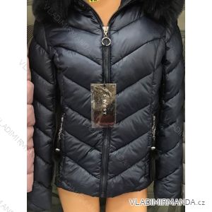 Mantel Jacke Damen warm mit Fell S-West-Mode (S-2xl) LEU180007
