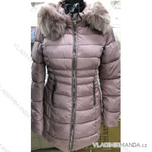 Manteljacke Damen warm mit Fell S-Westmode (S-2xl) LEU18B1052
