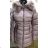 Manteljacke Damen warm mit Fell S-Westmode (S-2xl) LEU18B1052
