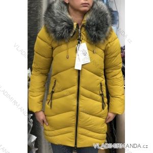 Wintersatinmantel mit Fell (s-xxl) POLEN GAR18016

