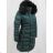 Damenjacke warm pelzig mit Fell (s-2xl) POLEN LEU18-10H5515
