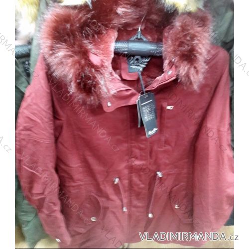 Winterpark mit Fell einer übergewichtigen Frau (xl-5xl) FEI FA MA1185601
