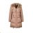 Jacke / Mantel Frauen gesteppt gesteppt mit Fell (s-2xl) LIBLAND LEU18-10H7752
