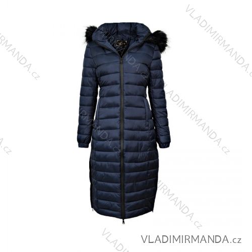 Jacke / Mantel Damen warm gesteppt mit Fell (s-2xl) LIBLAND LEU18-10H7758

