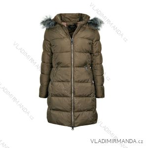 Jacke / Mantel Damen warm gesteppt mit Fell (s-2xl) LIBLAND LEU18-10H7701
