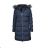 Jacke / Mantel Damen warm gesteppt mit Fell (s-2xl) LIBLAND LEU18-10H7701
