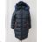 Jacke / Mantel Damen warm gesteppt mit Fell (s-2xl) LIBLAND LEU18-10H70525
