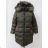 Jacke / Mantel Damen warm gesteppt mit Fell (s-2xl) LIBLAND LEU18-10H70525
