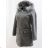 Wintermantel mit Fell (s-2xl) LIBLAND LEU18-0110H766
