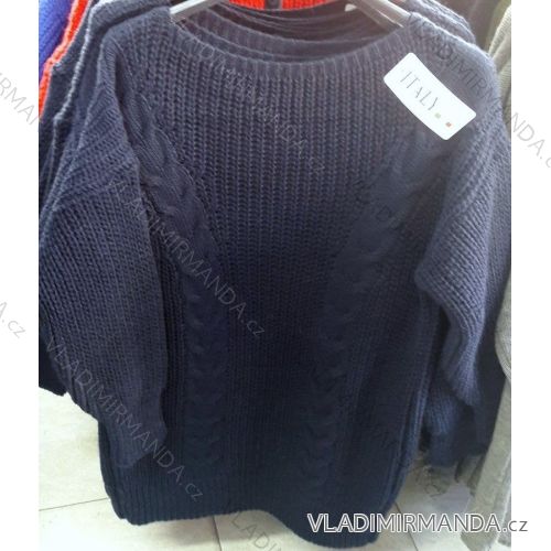 Pullover Damen Langarm (uni sl) ITALIENISCHE MODA IM718467
