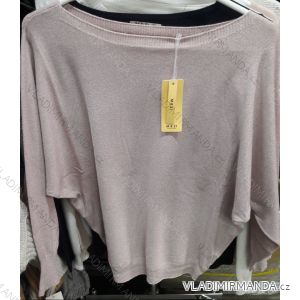Pullover, Tunika gestrickte Fledermausärmel Damen (S-XL) ITALIENISCHE MODA IM918K1876