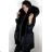 Mantel Winterpark mit Pelzfrauen (s-m-l) K-ZELL FASHION KZE198135B