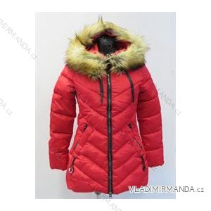 Winterjacke mit Damenfell (m-2xl) gesteppt POLSKá móda LEU1810H1869
