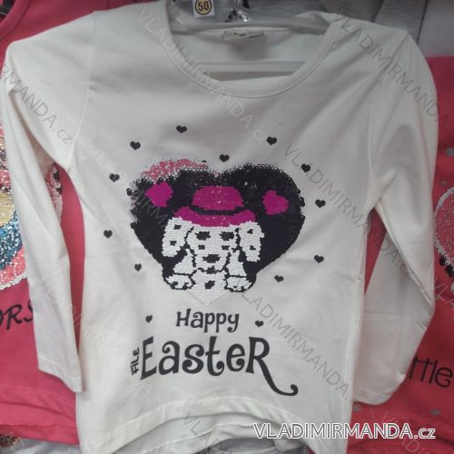 T-Shirt Langarm mit Pailletten für Babys (98-128) TUZZY TURKEY MODA TM218180
