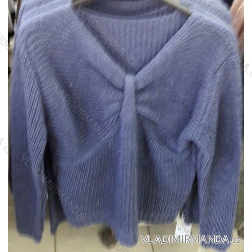 Pullover Damen Langarm (uni sl) ITALIENISCHE MODA IM718482
