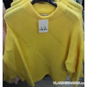 Pullover Damen Langarm (uni sl) ITALIENISCHE MODA IM718488
