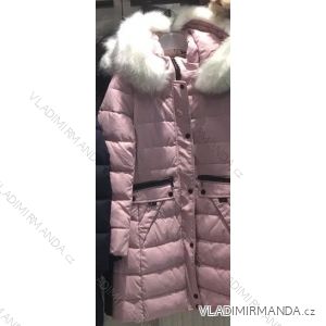 Mantel mit Fell lange genähte Damen (s-2xl) METROFIVE MET18006

