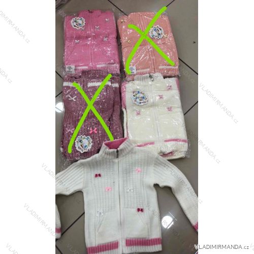 Reißverschluss Pullover Langarm Baby Mädchen (1-3 Jahre) TURKEY MODA TM218196