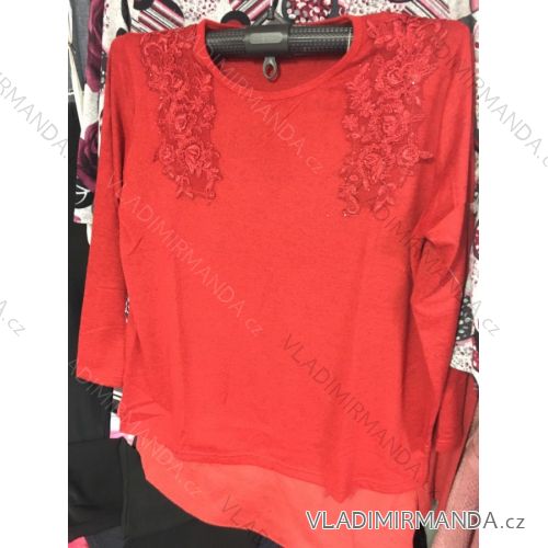 T-Shirt Tunika Langarm Damen (L-3xl) ERBOSSI IM10188
